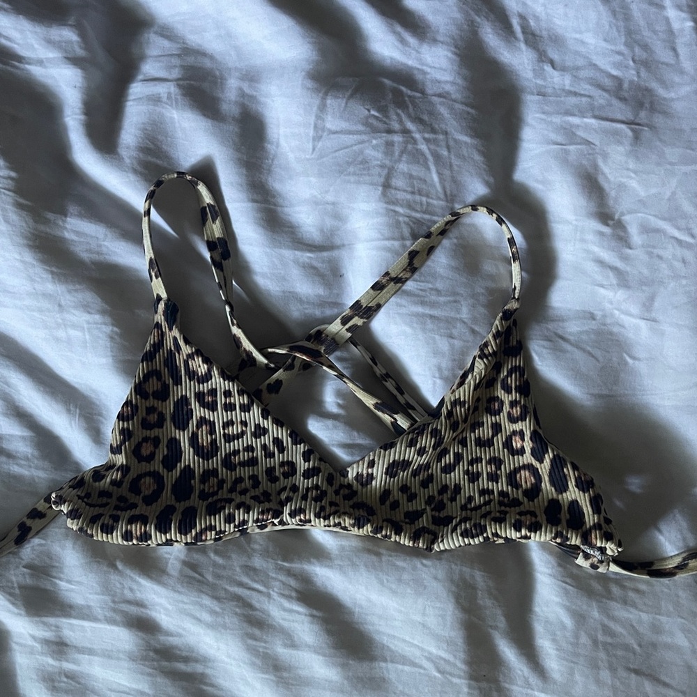 Boys + Arrows cheetah strappy top